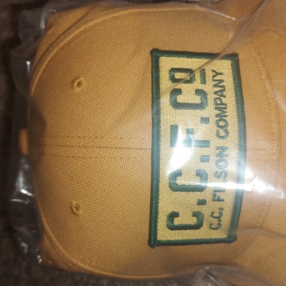 C.C Filson Company Logger Hat Cap Harvest Gold Strapback NWT - Picture 2 of 6